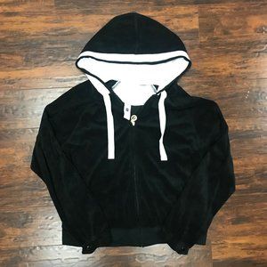 GAP Body Black fleece hoodie NWT